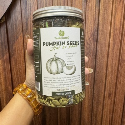 Hạt bí xanh rang mộc