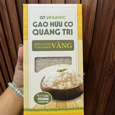 GẠO HỮU CƠ QUẢNG TRỊ ORGANIC VÀNG 1K