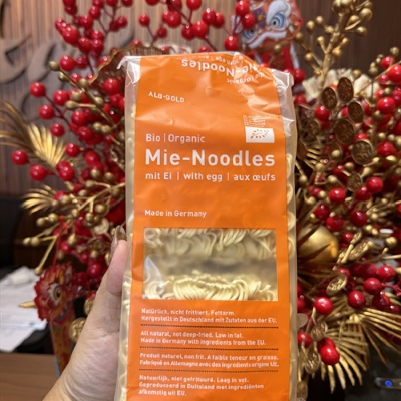Mì ăn liền hữu cơ có trứng